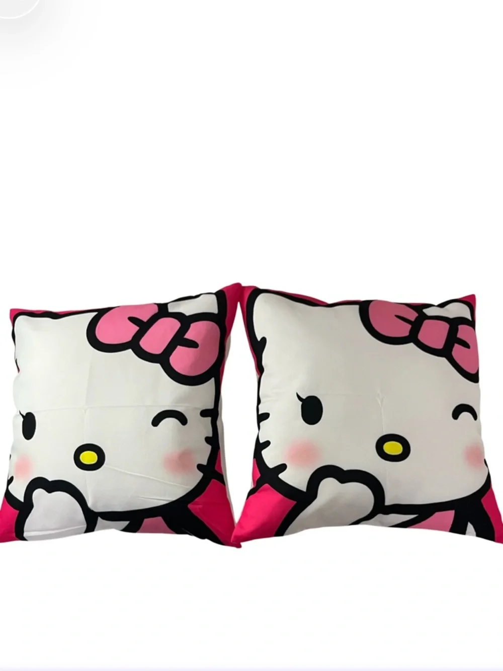 NEW Set of 2 Hello Kitty Decorative Throw Pillows